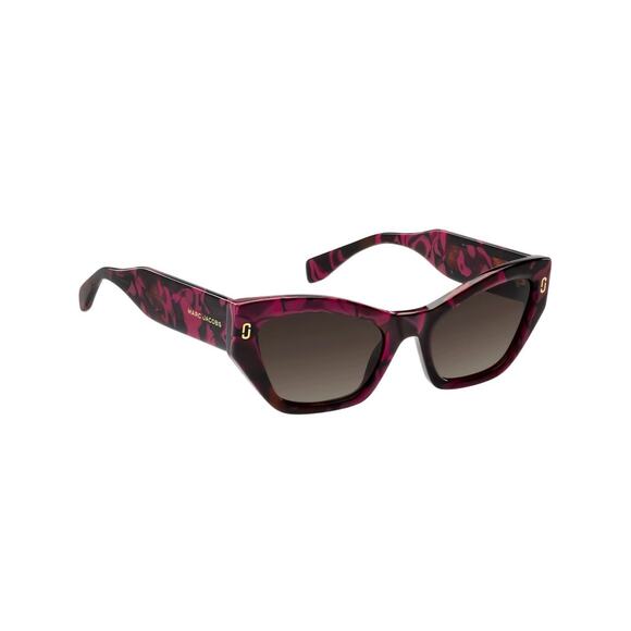 NEW!!! Marc Jacobs MJ1117/S I34HA Burgundy Marble Cat-Eye Sunglasses Authentic main image 4